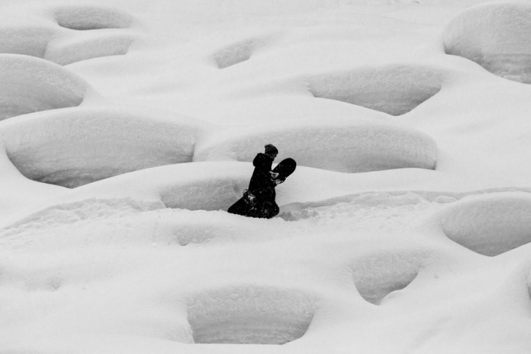 Andrew Geeves snowboarding in Pemberton B.C.