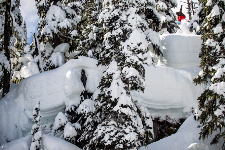Wiley Tesseo snowboarding in Pemberton B.C.